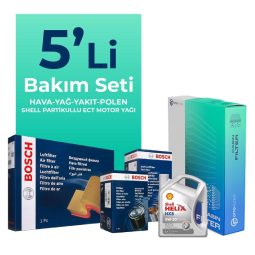 Bosch Mercedes Sprinter 416 Dizel Filtre Bakım Seti Shell Motor Yağlı (2011-2022) 5 Li