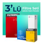 Filtron Fiat Siena 1.2 Benzinli Filtre Bakım Seti (2000-2012) 3 Lü
