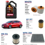 OPEL ASTRA K 1.6 CDTİ 136 HP YAĞ BAKIM SETİ